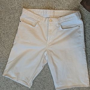 Men's size 32 white shorts